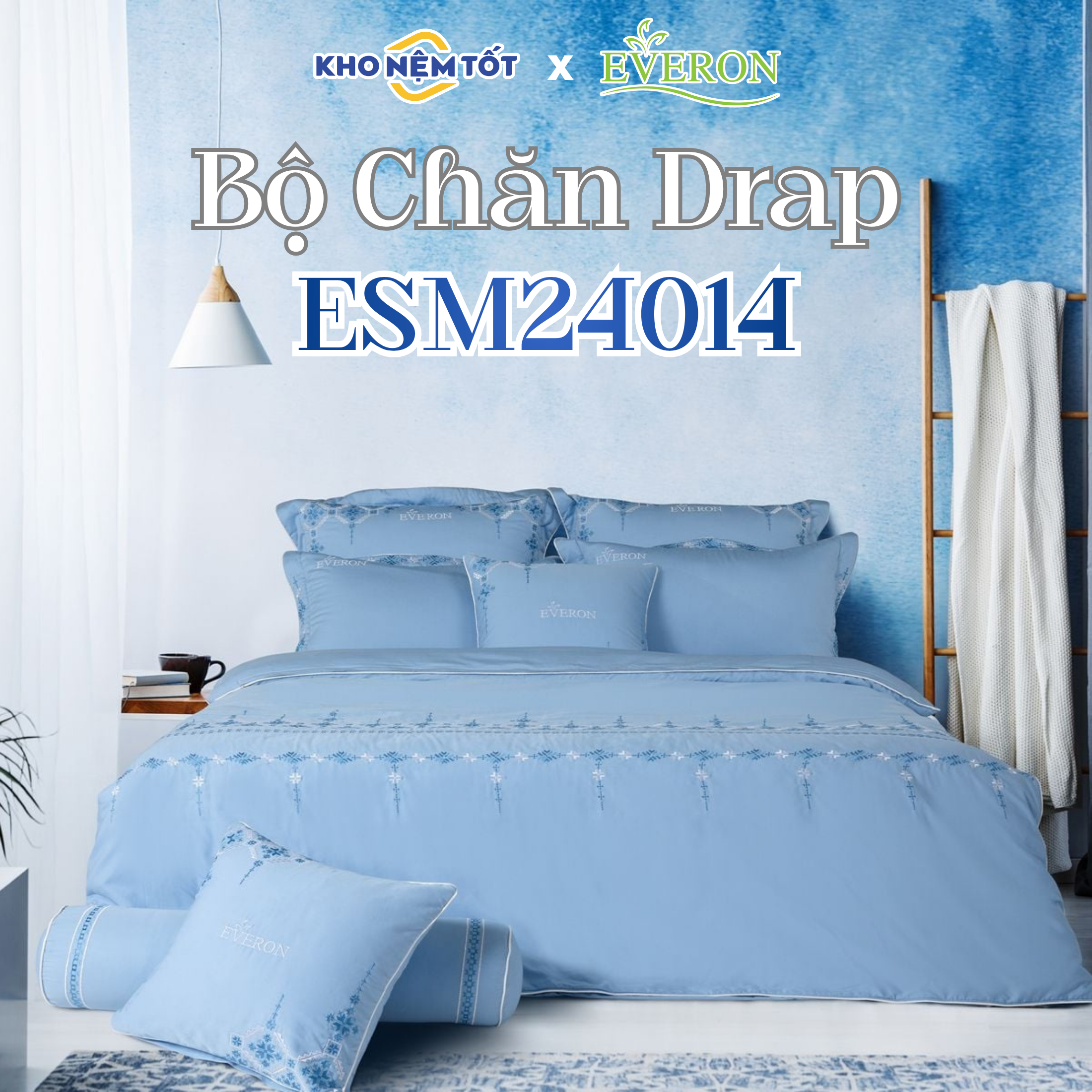 Bộ Chăn Drap Everon ESM24014